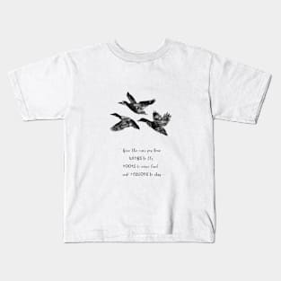 Flying ducks Kids T-Shirt